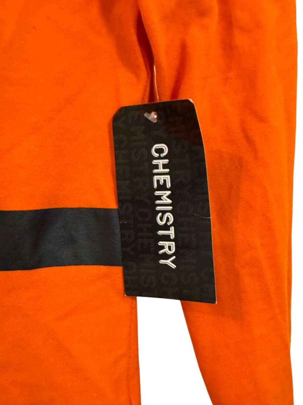 Orange Space Explorer Costume Bodysuit Chemistry Brand XL - Picture 4 of 8